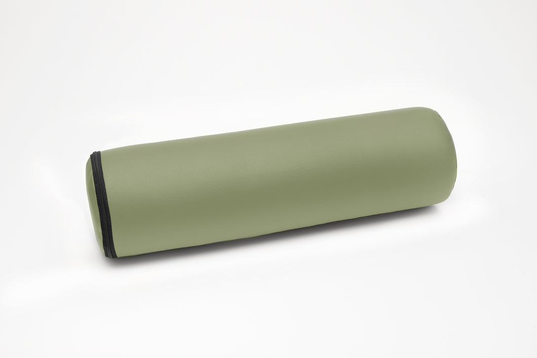 Funda de cojín verde salvia con inserto