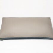 Stone Grey/Harbor Blue 2-Tone Pillow Cover